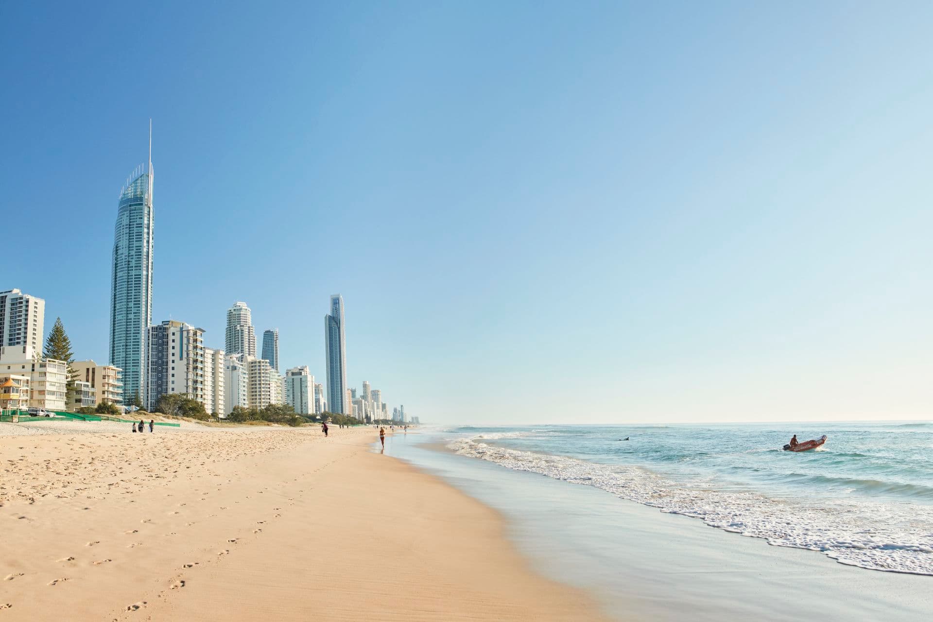 Australian Gold Coast beach view